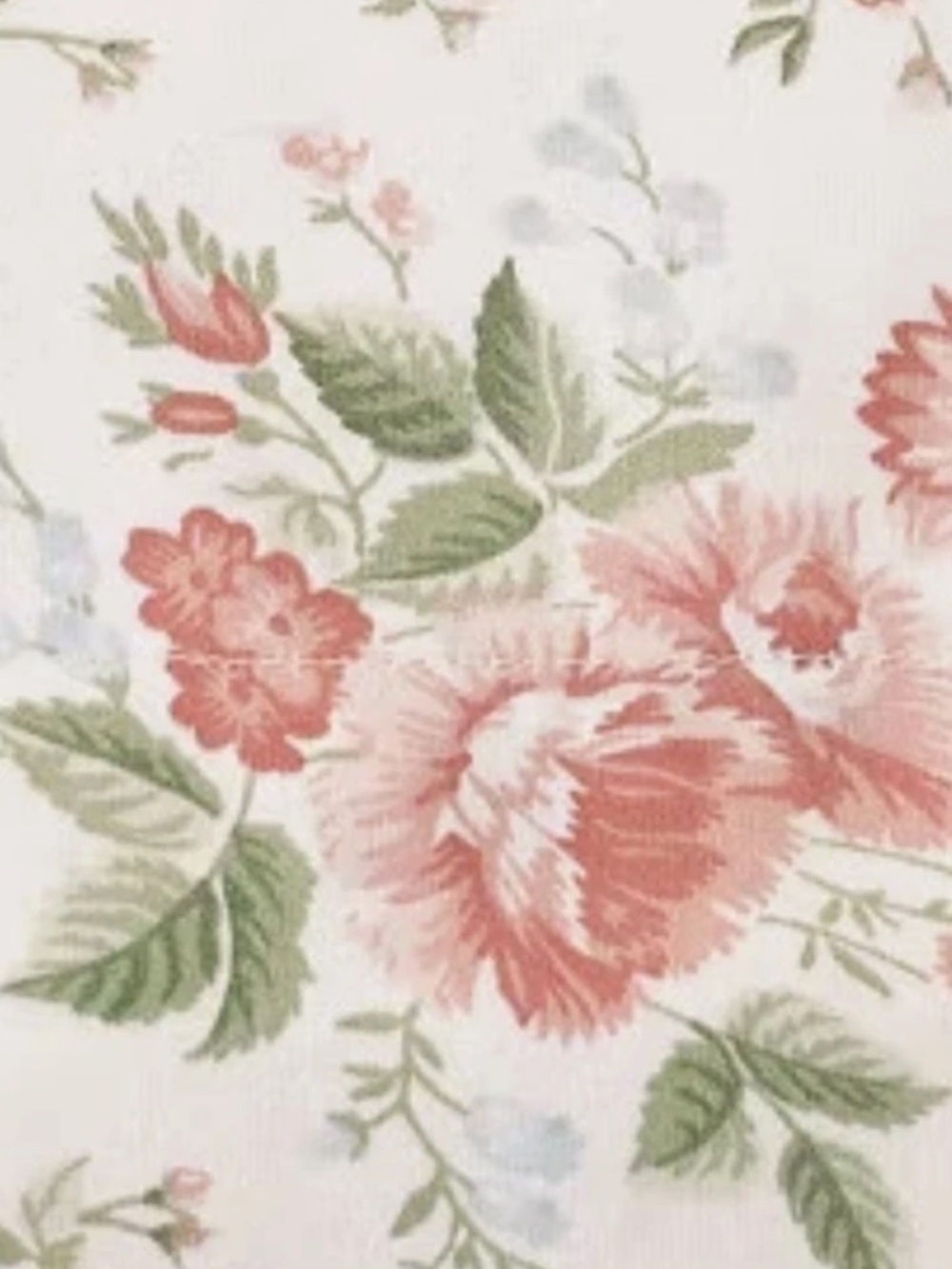 Laura Ashley ~ KING ~ Lilian Floral 4 Pc Sheet Set 100% Cotton Sateen ~ 300TC - Picture 4 of 9